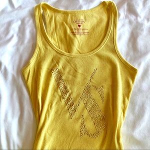 Victoria’s Secret yellow ribbed tank top